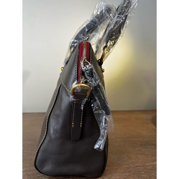 Dooney & Bourke Florentine Leather Cameron In color Charcoal - Picture 4 of 14